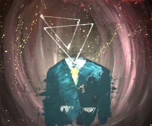 Space Cadet 29x24 Acrylic on Wood